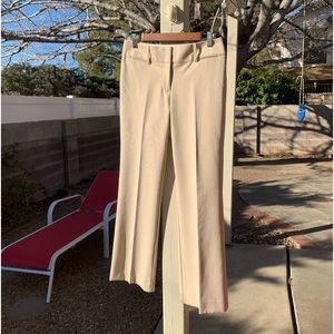 NWT Ann Taylor LOFT Julie Trouser beige cream color size 2S